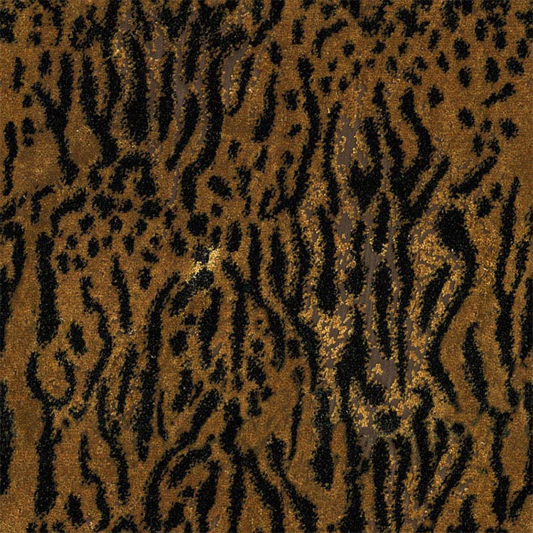 780GSM Visokokakovostna visoka teža tigraste črte Jacquard Cut Velvet tkanina